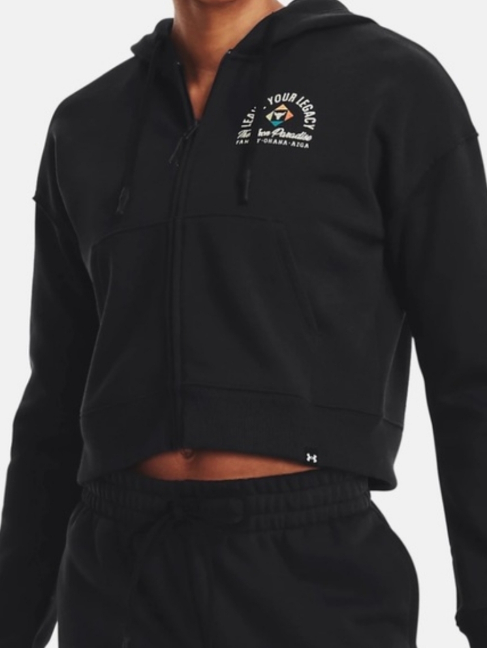 Under Armour Project Rock Family Full Zip Up Hoodie Jacket Large